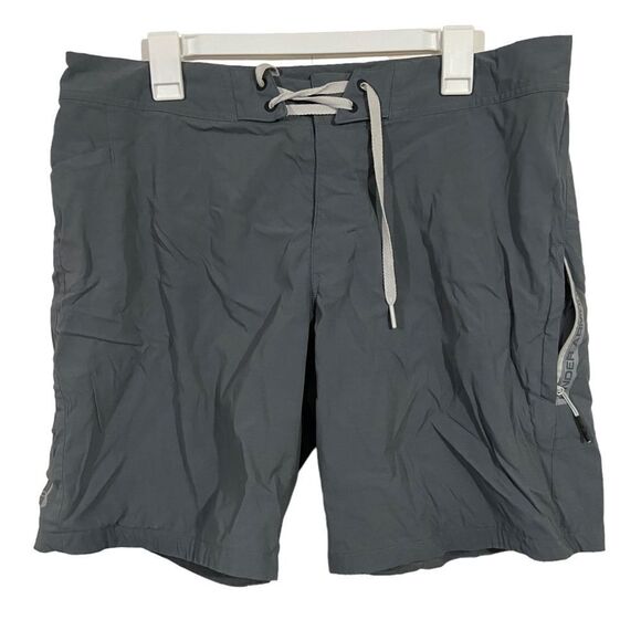 Under Armour Grey Athletic Swim Trunks - Picture 1 of 3